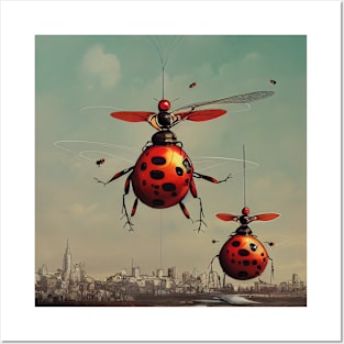 Ladybug Drone Posters and Art